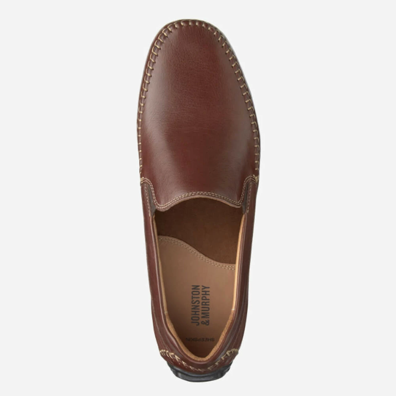 Men's Johnston & Murphy Cort Whipstitch Venetian - Mahogany Full Grain 4 Men's Johnston & Murphy Cort Whipstitch Venetian - Mahogany Full Grain - Image 2