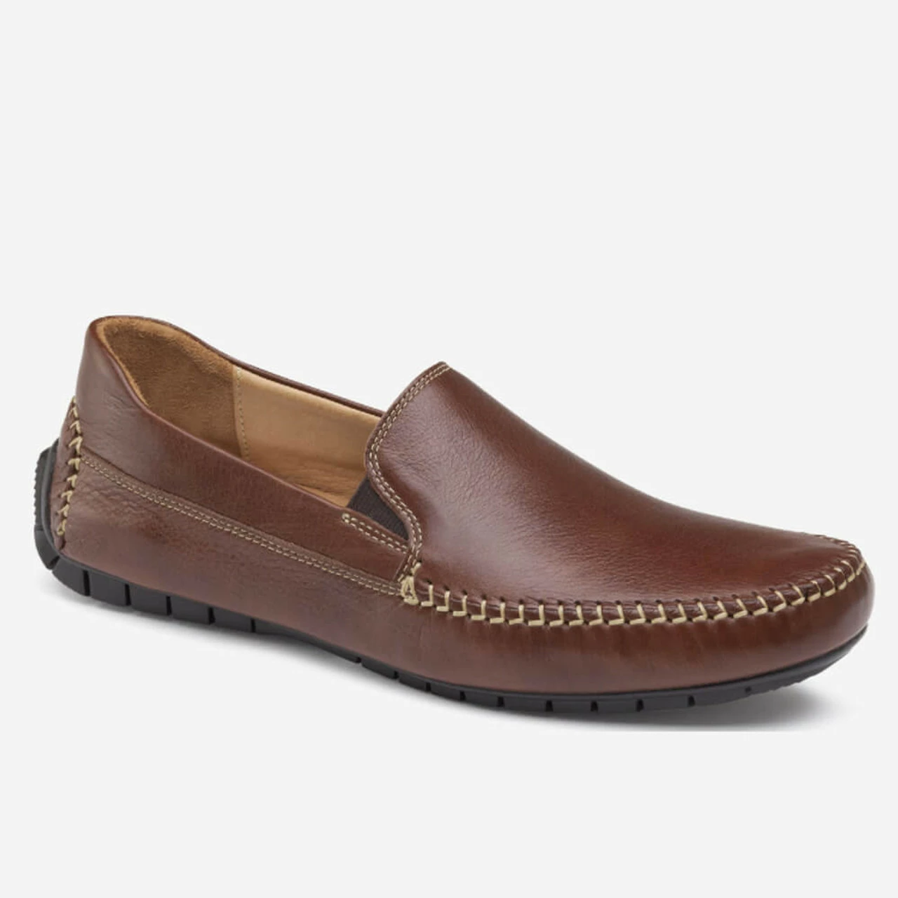 Men's Johnston & Murphy Cort Whipstitch Venetian - Mahogany Full Grain 3 Men's Johnston & Murphy Cort Whipstitch Venetian - Mahogany Full Grain