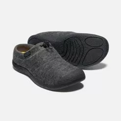 Keen Footwear Men's Keen Howser III Slide - Charcoal Grey Felt -Chubbies Store mens keen howser III slide 1025550 charcoal grey felt black front bottom 77600.1629901654