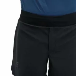 On Running Men's On 5" Lightweight Short -Chubbies Store mens on running 5 in lightweight shorts 00721BLK black closeup 73008.1676483062