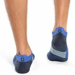 On Running Men's On Performance Low Sock -Chubbies Store mens on running performance low socks 344 01171 cobalt denim blue back 53581.1681917437