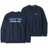 Men's Patagonia P-6 Uprisal Crew Sweatshirt 2 Men's Patagonia P-6 Uprisal Crew Sweatshirt -Chubbies Store mens patagonia p 6 logo uprisal crew sweatshirt 39657 NENA new navy main 15930.1662053265