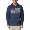 Columbia Sportswear Men's Columbia PHG Game Flag II Hoodie -Chubbies Store mens phg game flag II hoodie 2013311 492 zinc main 95220.1667243737