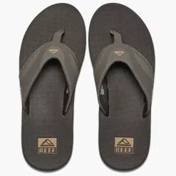 Reef Brazil Men's Reef Fanning Brown / Gum Flip Flops