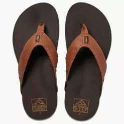 Reef Brazil Men's Reef Newport Flip Flops - Tan