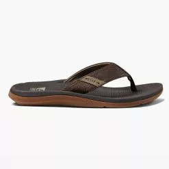 Reef Brazil Men's Reef Santa Ana Flip Flops - Brown -Chubbies Store mens reef santa ana CI4651 brown side 30245.1654189915