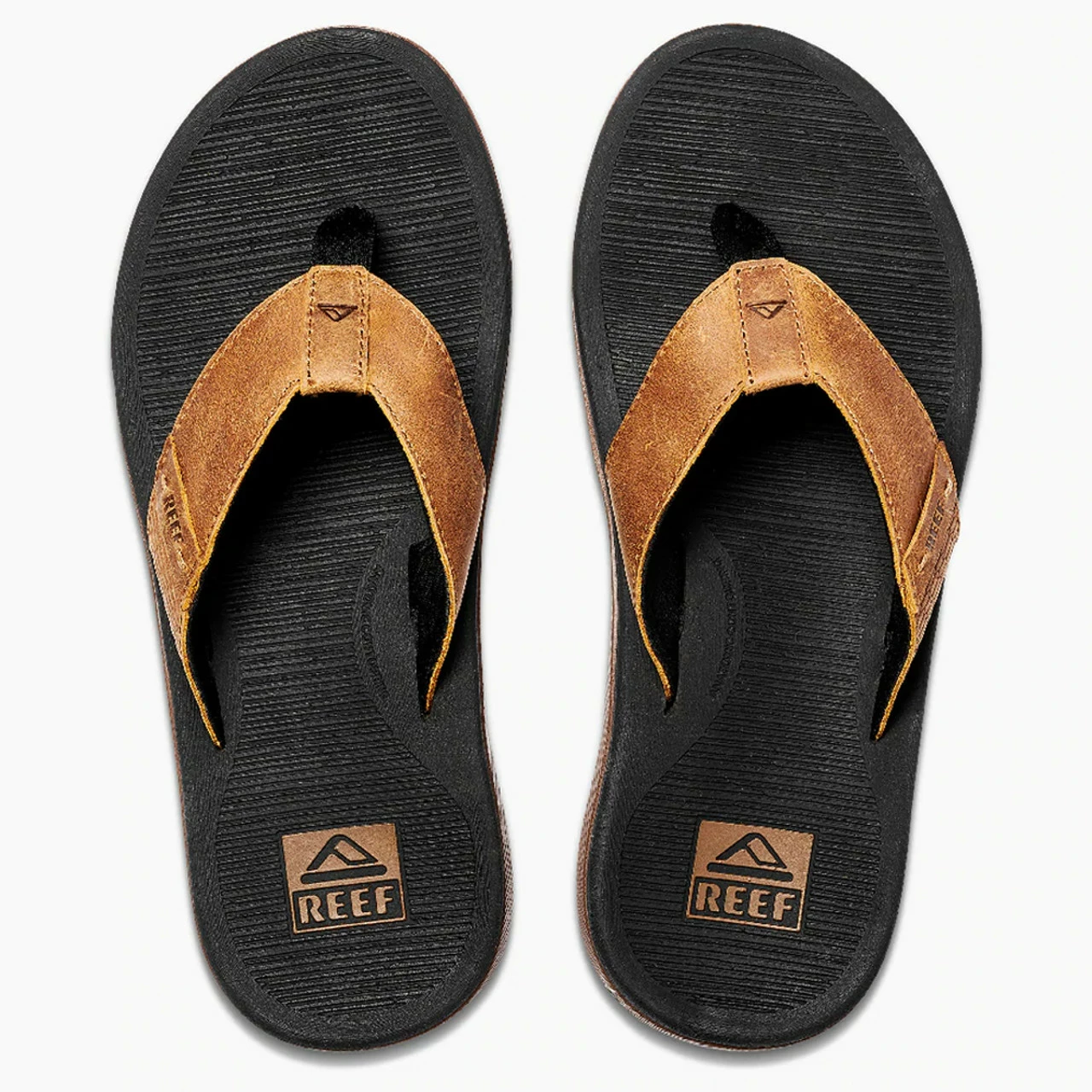 Reef Brazil Men's Reef Santa Ana LE Flip Flops - Black And Tan 3 Reef Brazil Men's Reef Santa Ana LE Flip Flops - Black And Tan