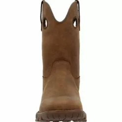Men's Rocky Legacy 32 Brown Western Boot -Chubbies Store mens rocky boots 10in legacy 32 waterproof brown western boot RKW0340 dark brown front 17691.1633126822