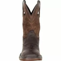 Men's Rocky Original Ride Flex Waterproof Western Boot -Chubbies Store mens rocky boots 11in original ride flex waterproof western boot RKW0234 dark brown crazy horse front 81430.1633121483