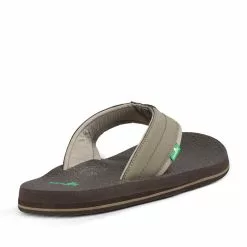 Men's Sanuk Beer Cozy 2 Flip-Flop -Chubbies Store mens sanuk beer cozy 2 flip flop SMS10868 brindle back 19406.1681312633