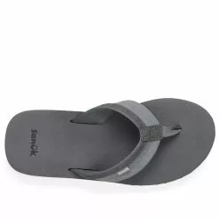 Men's Sanuk Ziggy Flip-Flops -Chubbies Store mens sanuk ziggy flip flop 1116734 grey top 23295.1681311983