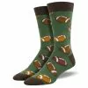 Men's SockSmith Hut Hut Hike Socks - Green Heather -Chubbies Store mens socksmith hut hut hike socks MBN2313 green heather 95274.1637764010