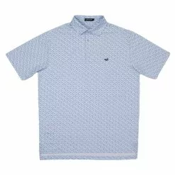 Men's Southern Marsh Flyline Performance Polo - Palm & Pineapples