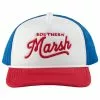 Men's Southern Marsh Summer Trucker Hat - USA -Chubbies Store mens southern marsh summer trucker hat htsu usa main 86731.1684442597