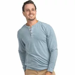 Men's Southern Shirt Co. Long Sleeve Max Comfort Henley Shirt