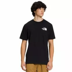 Men's The North Face Short Sleeve Box NSE Tee -Chubbies Store mens the north face box nse tee NF0A812H IC1 black front 19865.1676400003