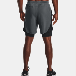 Men's Under Armour Launch Run 2-in-1 Shorts -Chubbies Store mens under armour launch run 2 in 1 shorts 1361497 012pgray pitch gray back 98617.1676056529