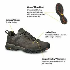 Vasque Footwear Men's Vasque Talus AT Low Ultradry Hiking Shoe - Brown Olive -Chubbies Store mens vasque talus at low ultradry 7364 BRWNOLIV brown olive details 04926.1639081728