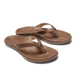 Women's Olukai Honu Leather Sandals