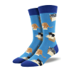 Men's Socksmith "Cat In A Box" Socks -Chubbies Store socksmith mens cat in a box socks mnc2256 heb heathered blue 10366.1612879235