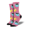 Women's Socksmith Cat-Feinated Socks 1 Women's Socksmith Cat-Feinated Socks -Chubbies Store socksmith womens cat feinated socks wnc1771 pink 36499.1613580903