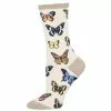 Women's Socksmith Majestic Butterflies Socks -Chubbies Store socksmith womens majesticbutterflies hiv 43880.1613576214