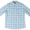 SOUTHERN POINT CO. Men's Southern Point Hadley Performance Button Down - Topwater Plaid -Chubbies Store southern point mens m hadley perf button down hpf 34 topwater topwater plaid main 90805.1684964321