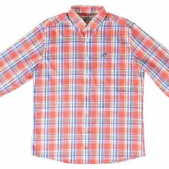 SOUTHERN POINT CO. Men's Southern Point Hadley Stretch Button Down - Hudson Plaid