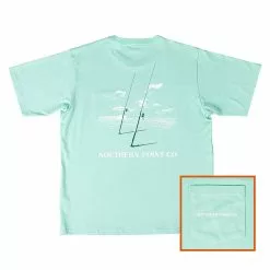 SOUTHERN POINT CO. Men's Southern Point Cast Out Tee - Chalky Mint