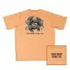 SOUTHERN POINT CO. Men's Southern Point Detail Crab Tee - Faded Salmon