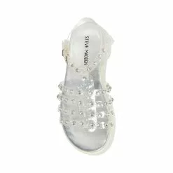 Girls' Steve Madden JCELINE Jelly Fisherman Sandal -Chubbies Store steve madden girls g celine jceline clear top 86551.1682095248