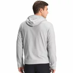 Men's The North Face Textured Cap Rock 1/4 Zip Hoodie -Chubbies Store the north face mens textured cap rock 1 4 zip hd NF0A5A7U dyx grey back 91008.1663683669