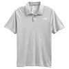 Men's The North Face Wander Polo Shirt -Chubbies Store tnf mens wander polo DV9 meld grey heather front 51442.1644862139