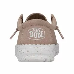 Toddlers' Hey Dude Wally Slub Cavnas Shoe - Tan -Chubbies Store toddler boys hey dude wally slub canvas 40029 265 tan back 78864.1684359124