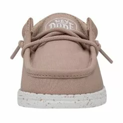 Toddlers' Hey Dude Wally Slub Cavnas Shoe - Tan -Chubbies Store toddler boys hey dude wally slub canvas 40029 265 tan front 93725.1684359124
