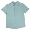 Men's Vintage Havana Solid Linen Button Up Shirt -Chubbies Store vintage havana mens solid linen button down shirt V62505 mint main 17056.1663104501