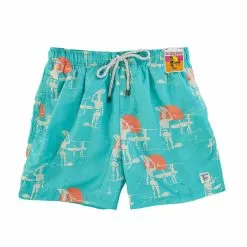 Men's Vintage Havana Endless Summer Swim Shorts-Surfer