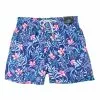 Men's Vintage Havana Ponji Swim Shorts-Leaf Flower -Chubbies Store vintagehavana mens ponji swim shorts v90501 leafflwr 07804.1649879392