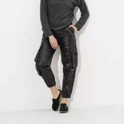 Women's Birkenstock Buckley Suede Leather Clog - Black -Chubbies Store womens birkenstock buckley clog 1017826 black lifestyle 97521.1624379318