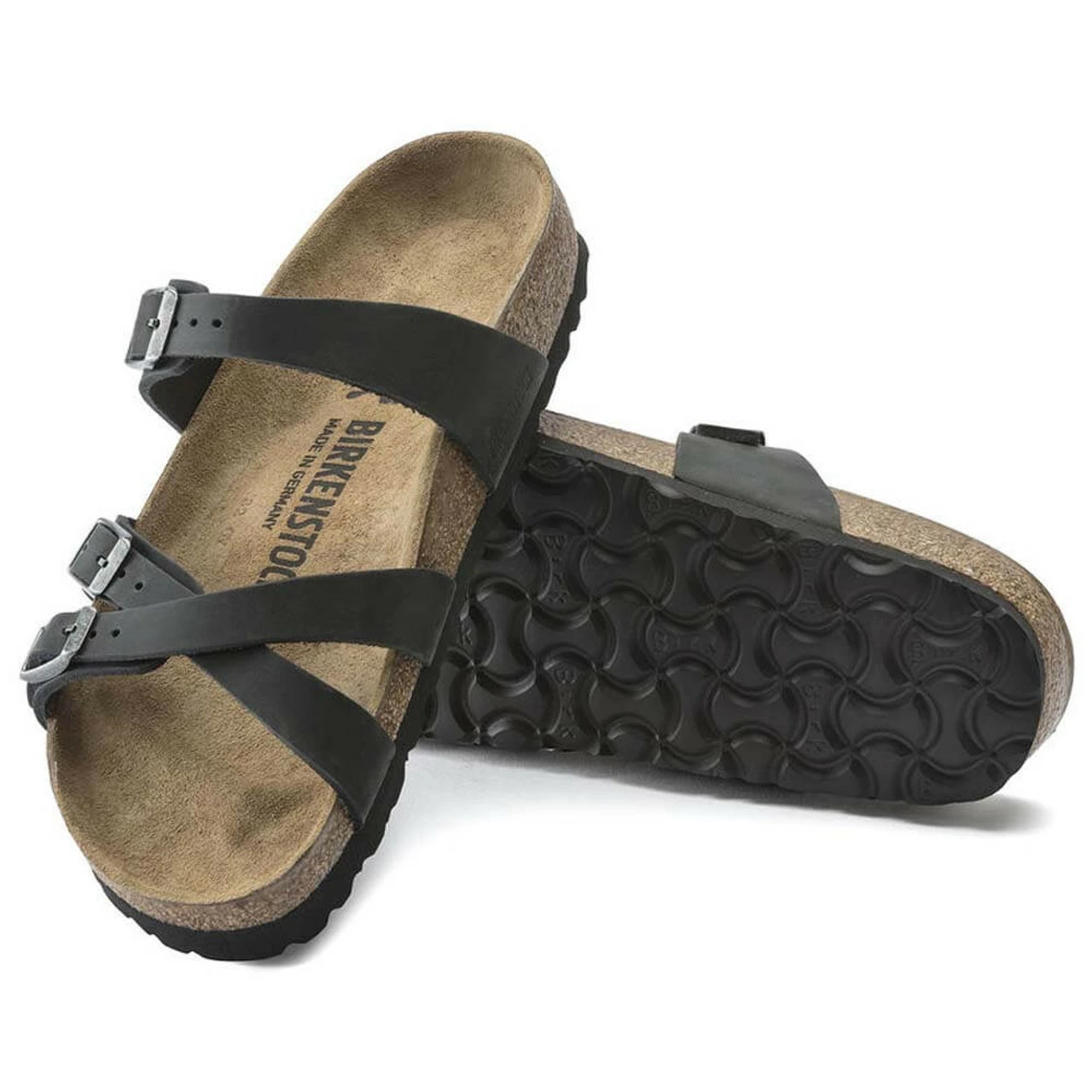 Women's Birkenstock Franca Sandal - Black 8 Women's Birkenstock Franca Sandal - Black - Image 6