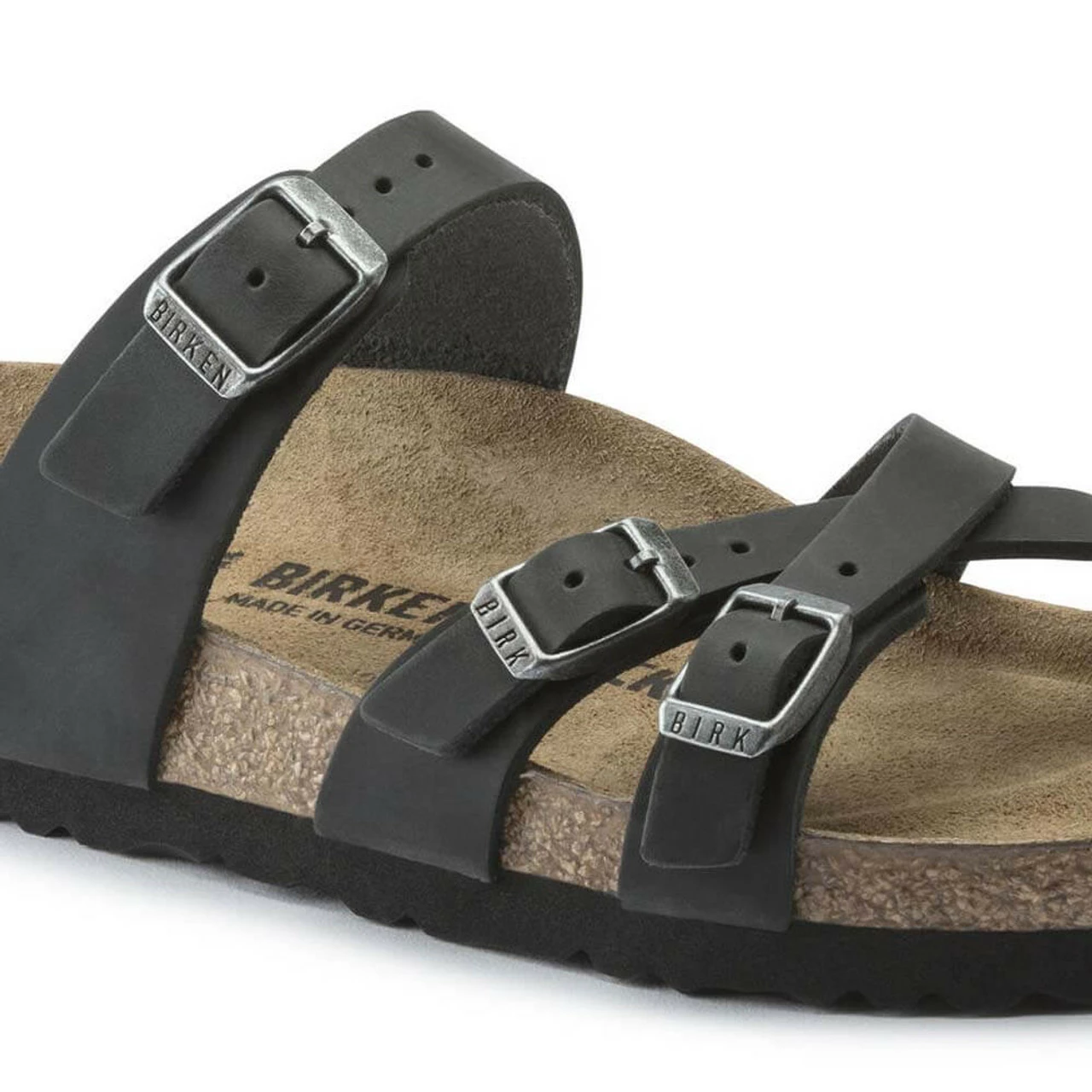 Women's Birkenstock Franca Sandal - Black 6 Women's Birkenstock Franca Sandal - Black - Image 4