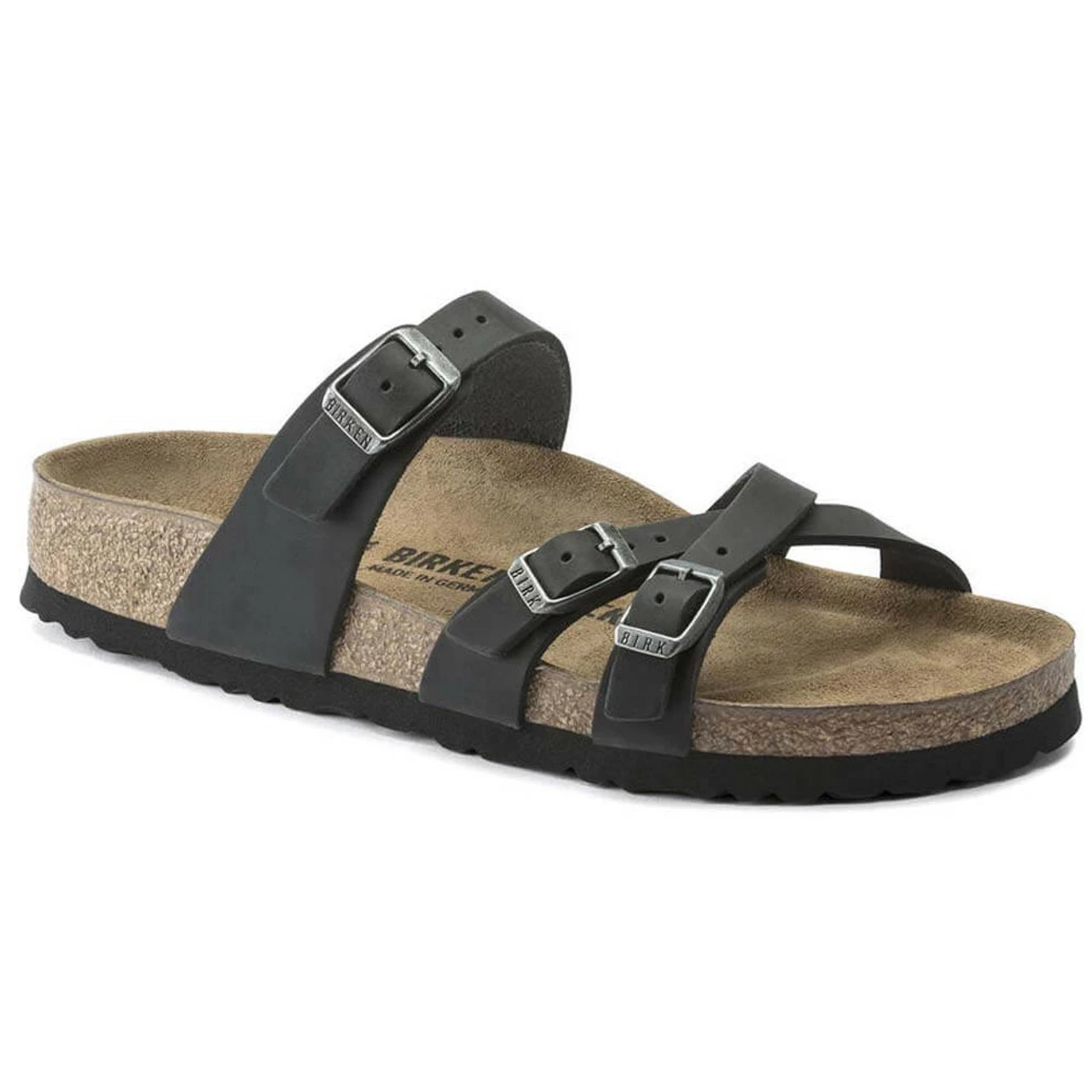 Women's Birkenstock Franca Sandal - Black 5 Women's Birkenstock Franca Sandal - Black - Image 3