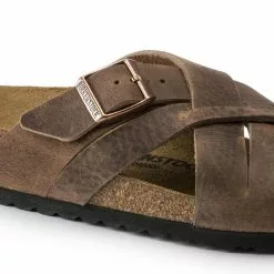 Women's Birkenstock Lungano Sandal - Camberra Old Tobacco 12 Women's Birkenstock Lungano Sandal - Camberra Old Tobacco -Chubbies Store womens birkenstock lugano sandal 1015498 camberra old tobacco closeup 56184.1642531998