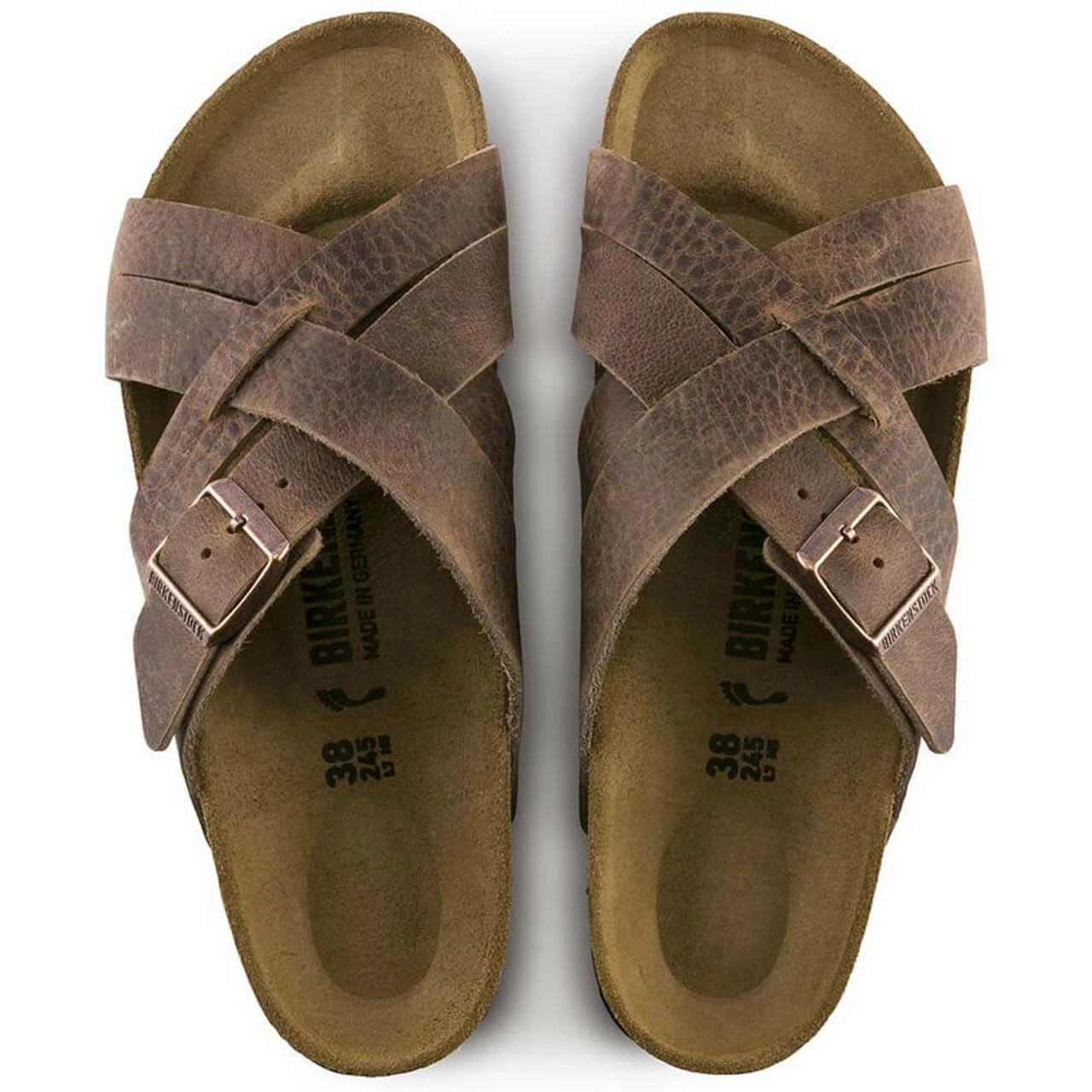 Women's Birkenstock Lungano Sandal - Camberra Old Tobacco 4 Women's Birkenstock Lungano Sandal - Camberra Old Tobacco - Image 2