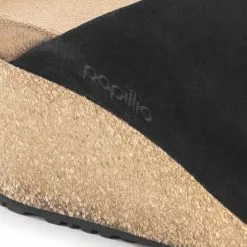 Women's Birkenstock Namica Wedge - Black -Chubbies Store womens birkenstock namica 1018274 black closeup 92947.1642531514