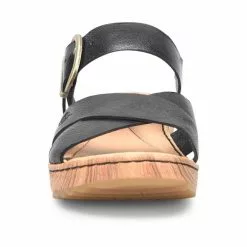 Born Footwear Women's Born Aida Sandal - Black -Chubbies Store womens born aida sandal BR0036906 black front 04017.1654097180