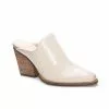 Women's Chinese Laundry Crinkle Casual Mule -Chubbies Store womens chinese laundry crinkle cool croc BCSE02QCF cream main 49102.1663091338