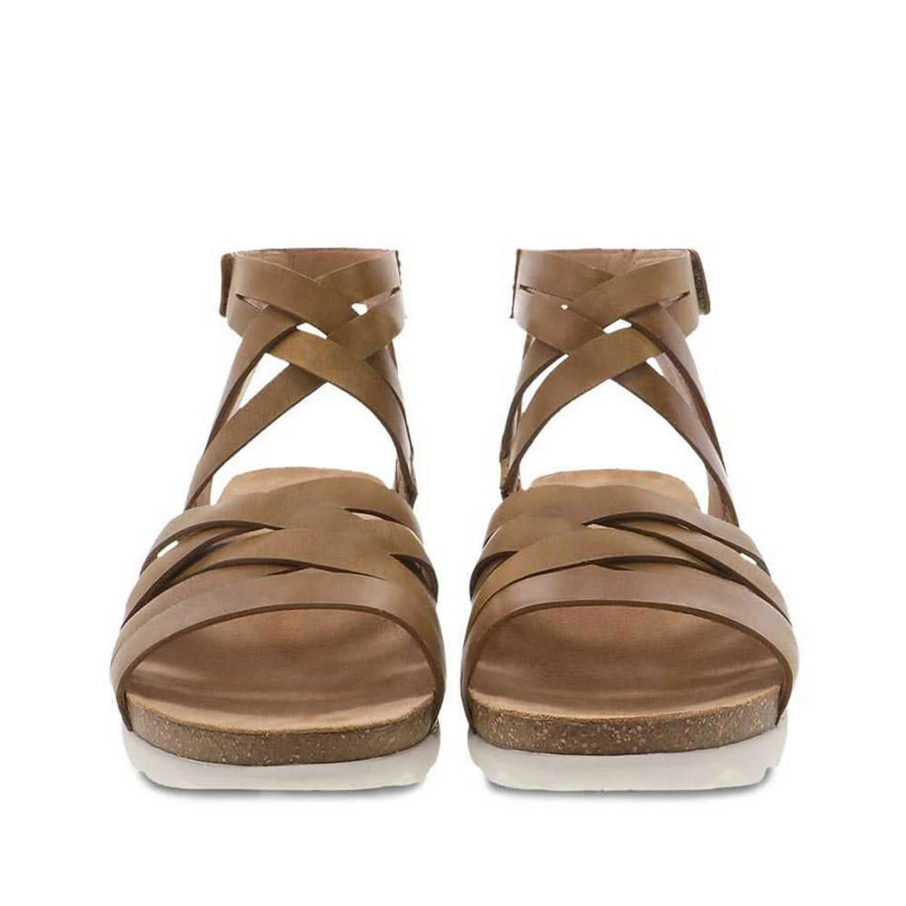 Women's Dansko Mirabella Black Waxy Burnished Gladiator Sandal 6 Women's Dansko Mirabella Black Waxy Burnished Gladiator Sandal - Image 4