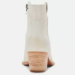 Women's Dolce Vita Silma Booties -Chubbies Store womens dolce vita silma SILMA ivory booties back 79329.1644527649