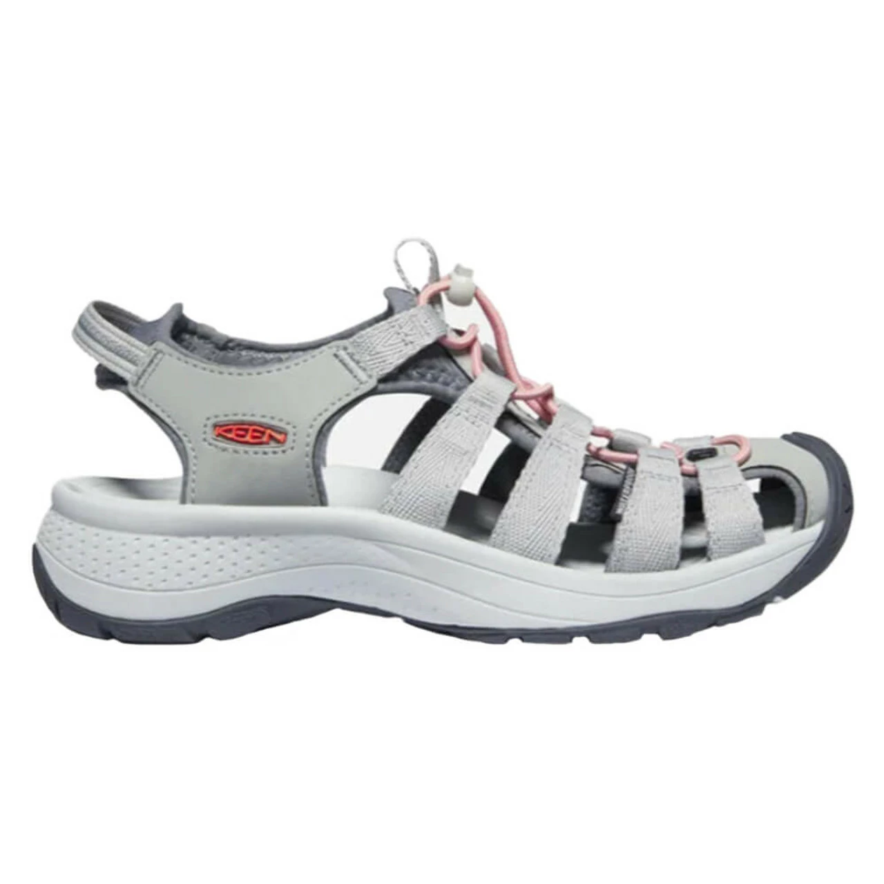 Keen Footwear Women's Keen Astoria West Sandal - Grey/Coral 3 Keen Footwear Women's Keen Astoria West Sandal - Grey/Coral
